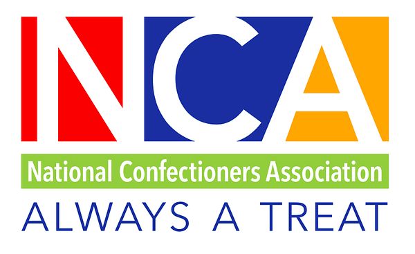 Logo for the National Confectioners Association (NCA), a Partnership for a Healthier America partner. 