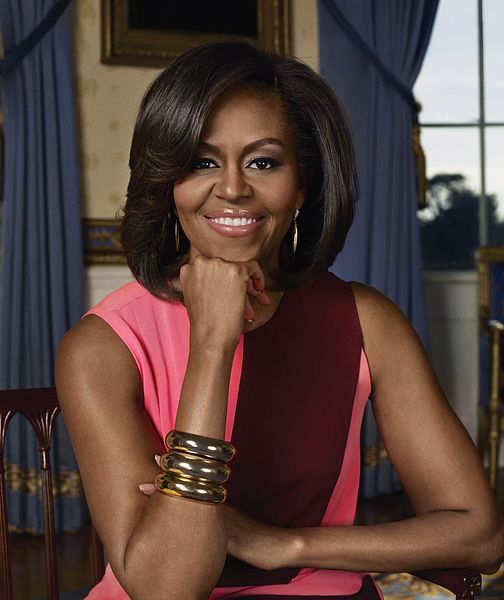 A portrait of PHA's Honorary Chair Former First Lady Michelle Obama. 