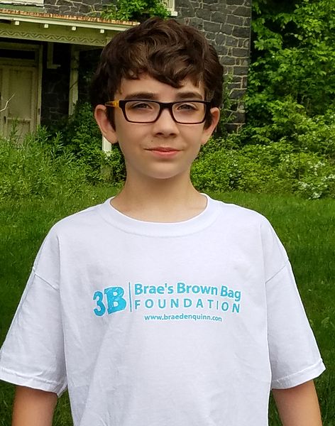 Headshot for Braeden Mannering, Founder of 3Bs: Braeden's Brown Bags. 