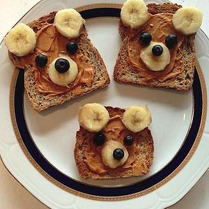 Image of teddy bear toast recipe from New Horizon Academy for the #PHABack2School campaign. 