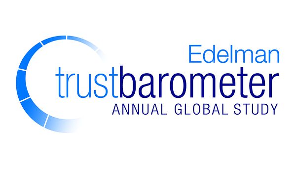 Logo for the Edelman Trust Barometer.