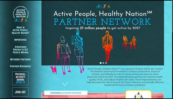 PHA's partner, YMVA USA launched a new website to support Active People Healthy Nation, to promote healthy choices and a physically active life style.
