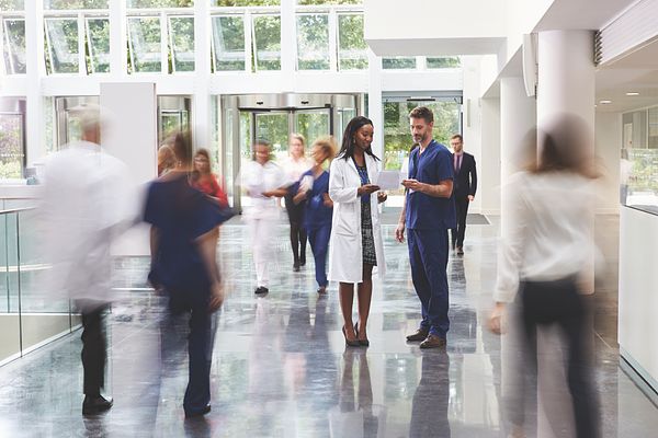 Doctor and nurse in hospital