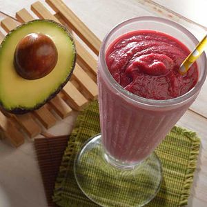 Image of a smoothie made with avocados from an Avocados from Mexico recipe. 