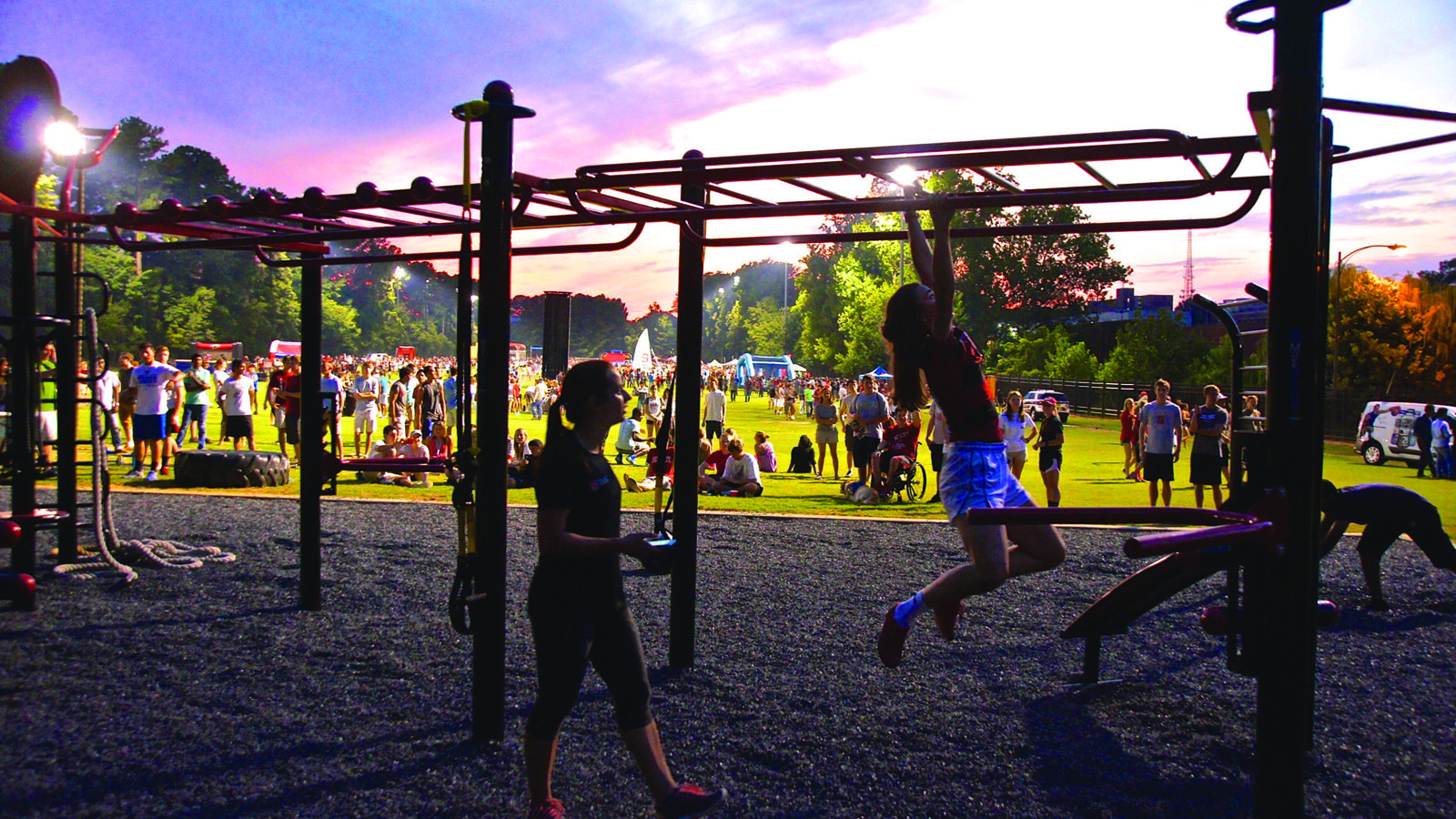 Fitness space available to students, faculty and staff on North Carolina State University's campus, a partner of Partnership for a Healthier America's Healthier Campus Initiative.