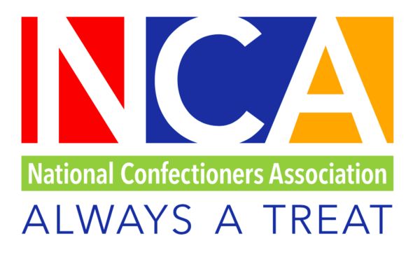 Logo for the National Confectioners Association (NCA), a Partnership for a Healthier America partner. 
