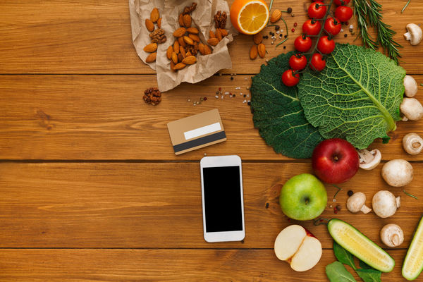 Image that represents online grocery shopping.
