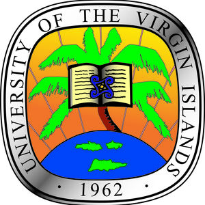 Logo for the University of the Virgin Islands, a participant in Partnership for a Healthier America's Healthier Campus Initiative.