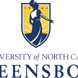Logo for the University of North Carolina Greensboro, a participant in Partnership for a Healthier America's Healthier Campus Initiative. 
