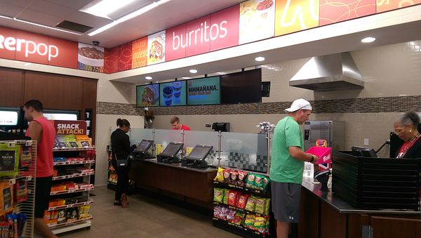 Image of the made-to-order food stand at a Ricker's convenience store. 