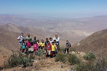 Image of children participating in an OIA, Outdoor Industry Foundation program. 