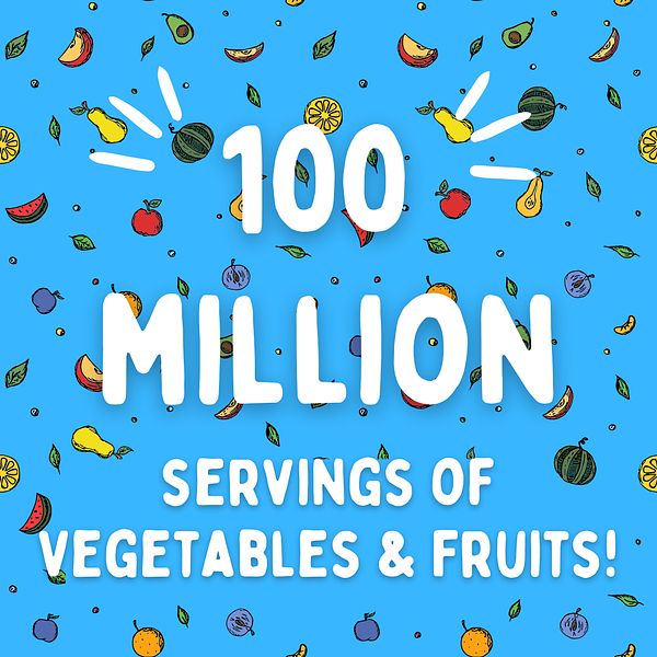 PHA's commitment to add 100 million servings of produce to the marketplace by 2025